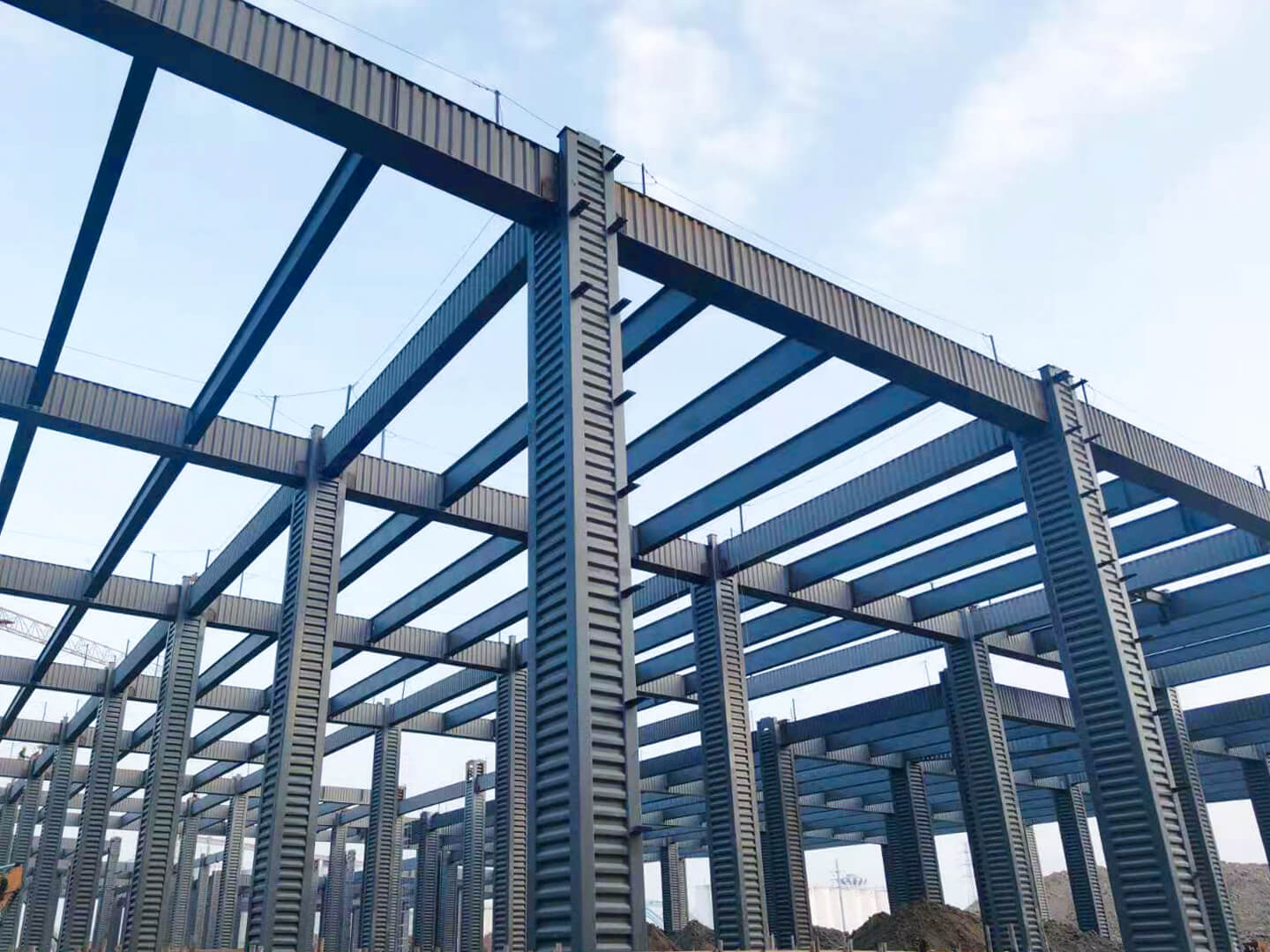 年产100套污泥综合处理环保装置新建项目钢结构工程